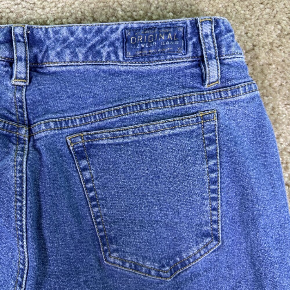 Liz Claiborne Women's Jeans Size 6 R Straight Leg Mid Rise Denim 29x30 F069 - Picture 8 of 13